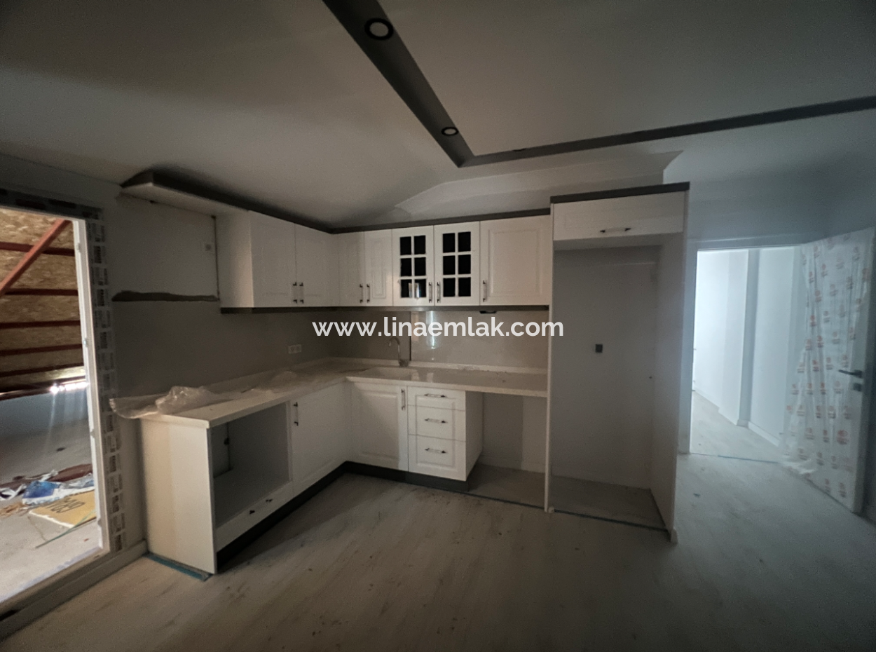 Didim Efeler Mh Front Fassade Zu Verkaufen 3 1 Offene Küche Neues Dach Duplex