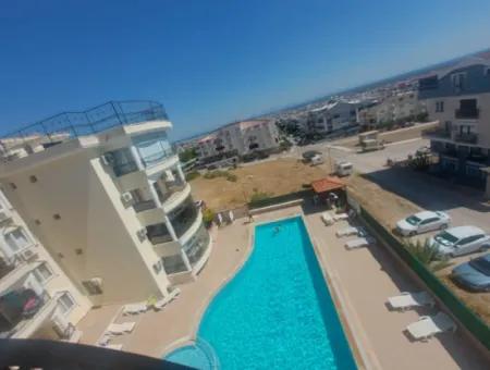 Didim Efeler Mh Zu Verkaufen In Einem Komplex Mit Pool 2 1 Separate Küche Voll Möblierte Wohnung 