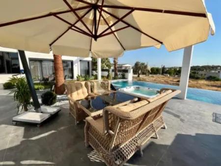 Didim Hisar Mh Satılık Full Deniz Manzalı 5+1 Ayrı Mutfak Havuzlu Sıfır Villa
